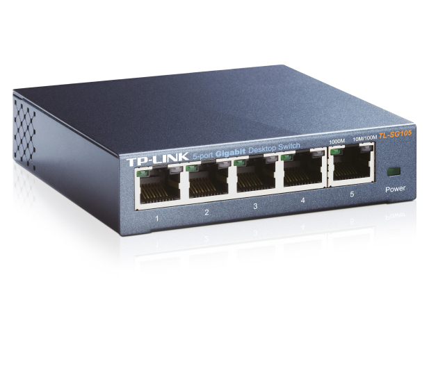 TP-Link 5p TL-SG105 Metal (5x10/100/1000Mbit) - 127182 - zdjęcie 2